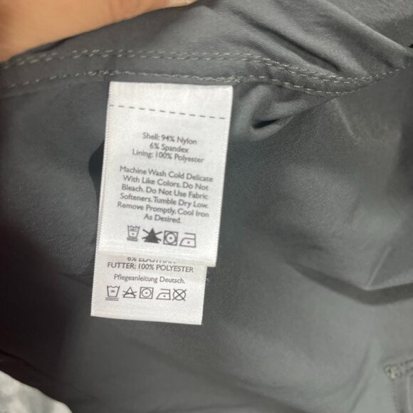 Eddie Bauer Travex Voyager Blazer Jacket Mens 40 Gray Nylon Stretch Travel - Picture 12 of 13